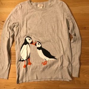 LOFT Outlet puffin sweater